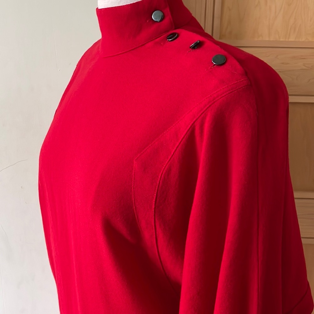 π HOST PICK π Vintage Malcolm Pearce/Holt Renfrew Long Red Gown, Size 6 π¨π¦ - Picture 8 of 15